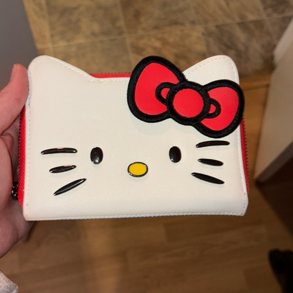 hello kitty sanrio loungefly zip wallet